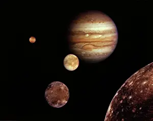 Ganymede: Planet Jupiter and its Moons