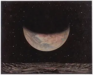 Bigger: Planet Mars seen from one of its moons
