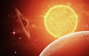Intense: A planet and its moon resisting the relentless heat of the ?