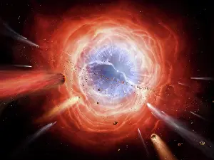 Intense: A planetary nebula is forming as the star expells its outer