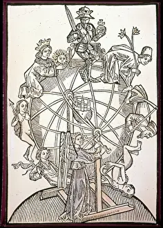 Orbits: Planets as annual wheel, which is winded by an angel, to Ju