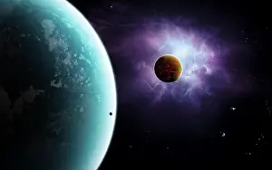 Nebula: Two planets born from the same star, yet they couldn't be ?