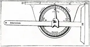 1605: Planimeter used in conjunction with a set square