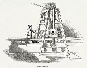 Planing: Planing machine, Clyde steamboat works, Glasgow