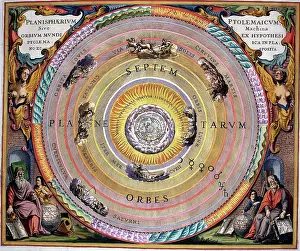 Centred: Planisphaerium Ptolemaicium earth centred universe