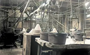 Pipework: Plank shop at Battersby's hatworks