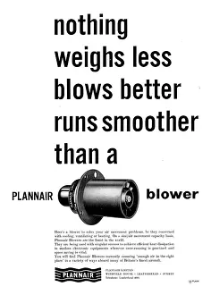 Blowers: Plannair Air Conditioning Components.Plannair Blowers