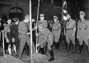 Planted: Planting of a Hitler oak, 1938
