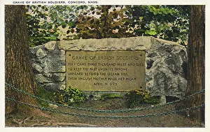 Concord: Plaque on bridge at Concord, Massachusetts, USA