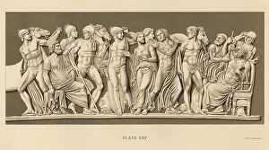 Iphigenia: Plaque depicting the sacrifice of Iphigenia