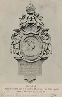 Plaques: Plaque for Empress Elisabeth of Austria in Passau