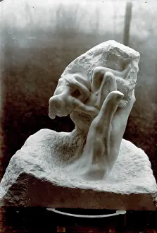 Fran Ois: Plaster model of a sculpture