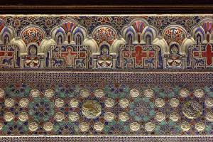 Alcazares: Plasterwork, Philip II Ceiling Room, Mudejar Palace