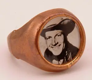 Signet: Plastic US Cowboy Ring