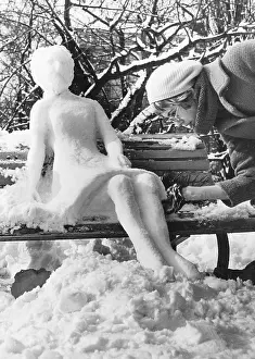 Imagno Brandstätter Images Gmbh: Plastic made from snow