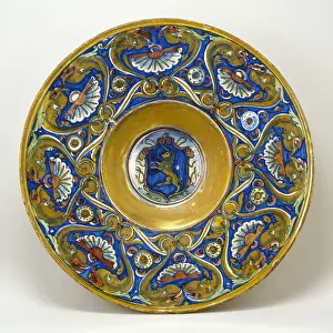1530: Plate: Ecu with the arms of Bonaiuti