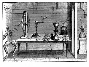 Bologna: Plate from Luigi Galvani De Viribus Electricitatis