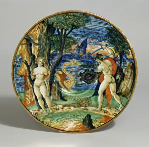 Andromeda: Plate: Perseus freeing Andromeda