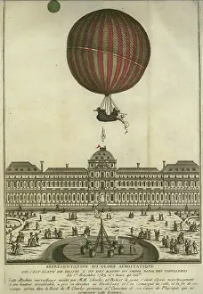 1783: Plate from Representation du Globe Aerostatique