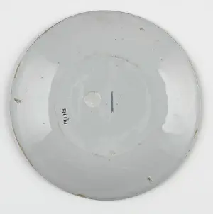 Tin Glazed: Plate, reverse