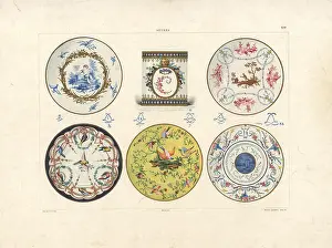 Gillot: Plates with exceptional decoration
