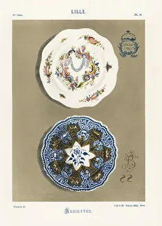 Assiette: Plates from Lille, 18th century