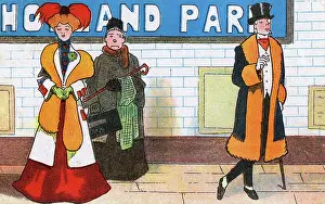 Disapproving: Platform of Holland Park Underground Station