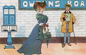 Buxom: Platform of Queens Road Underground Station