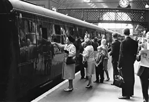 Grandma: Platform scene at King's Cross Station