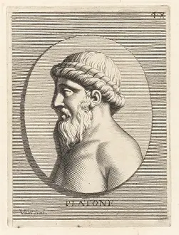 Guillaume Vallet: Plato, ancient Greek philosopher, circa 428 - 348 BC