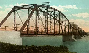 Platte: Platte River Bridge. Fremont