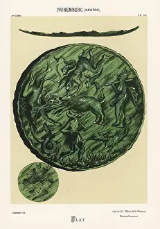 Chimaera: Platter from Nuremberg, Bavaria, 18th century