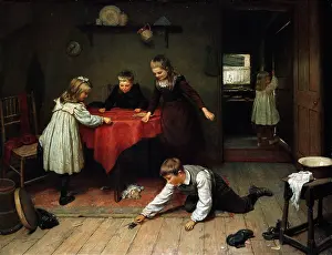 Brooker: Play Time – interior scene with five children