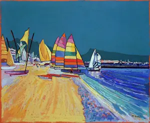 Dinghies: Playa de Pollensa, Mallorca ' sailing dinghies
