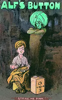 Grants: Playbill postcard for Alf's Button