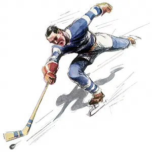 Chases: Player Chases Puck