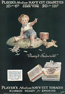 Handful: Players cigarette advert