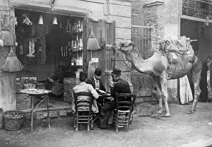 Governorate: Players in the streets of Kairo, 1909