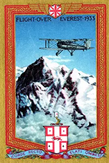 Everest: Playing card back, first flight over Mount Everest