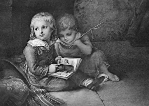 Kinder: Playing children, 1912