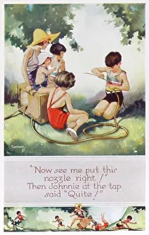 Soaking: Playing with the garden hose