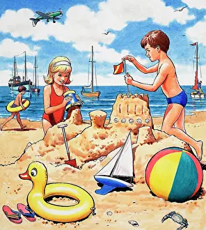 Sandcastles: Playing sandcastles