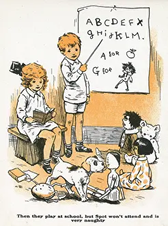 Jan17: Playing school