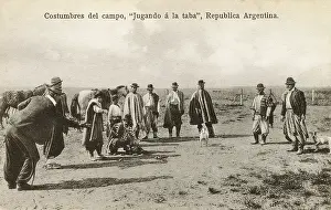 Backward: Playing Taba, a variant of Knucklebones, Argentina