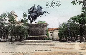 Plinth: Plaza Bolivar, Caracas, Venezuela, Central America