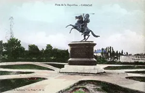 Plinth: Plaza de la Republica, Caracas, Venezuela, Central America