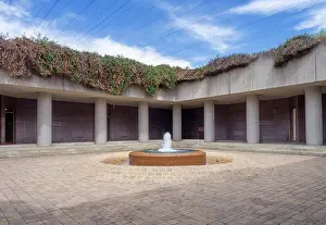 Concrete: Plaza, Waltraud winery, Bodegas Torres, Pacs del Penedes
