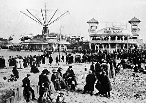 Funfair: Pleasure Beach, Blackpool early 1900's