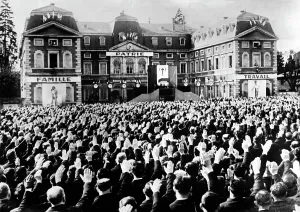 Prefecture: Pledge before Petain in Puy, 1941