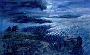 Glacial: Pleistocene glacial landscape